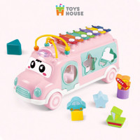 Ô tô thả khối kèm đàn gõ Toys House HE8036
