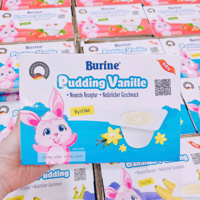 Pudding Burine vỉ 6 hộp (6m+)