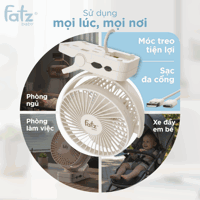 Quạt kẹp tích điện kiêm sạc dự phòng Cloudy 1 FB8180YA