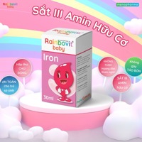 Sắt Rainbovit Baby 30ml (0m+)