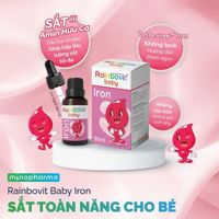 Sắt Rainbovit Baby 30ml (0m+)