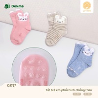 Set 3 tất chống trượt Dokma DS767