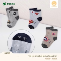 Set 3 tất chống trượt Dokma DS767