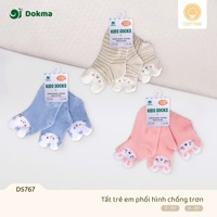 Set 3 tất chống trượt Dokma DS767