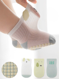 Set 3 tất lưới Nemo chống trượt cao cổ 15024 