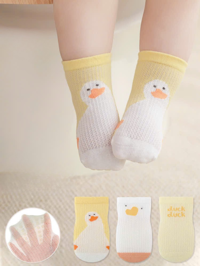 Set 3 tất lưới Nemo chống trượt cao cổ 15024 