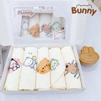 Set 5 khăn sữa 4 lớp Muslin Bunny