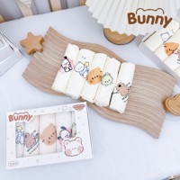 Set 5 khăn sữa 4 lớp Muslin Bunny