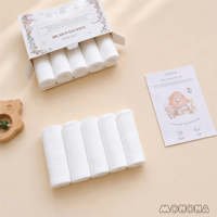 Set 5 khăn sữa sợi tre MNN148