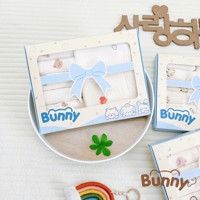 Set 6 khăn sữa + 1 khăn tắm sợi tre Bunny