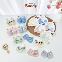 Set mũ bao tay chân Bunny
