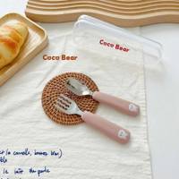 Set thìa dĩa inox Coco Bear
