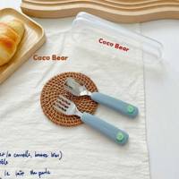 Set thìa dĩa inox Coco Bear