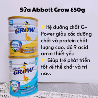 Sữa Abbott Grow 850g