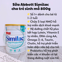 Sữa Abbott Similac cho trẻ sinh mổ 800g