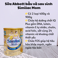 Sữa Abbott bầu và sau sinh Similac Mom