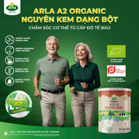 Sữa Arla Organic A2 nguyên kem 800g (1y+)