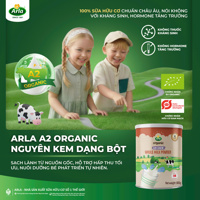 Sữa Arla Organic A2 nguyên kem 800g (1y+)