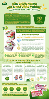 Sữa chua Arla ( 1y+)