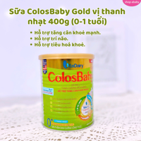 Sữa ColosBaby Gold vị thanh nhạt 400g (0-1 tuổi)