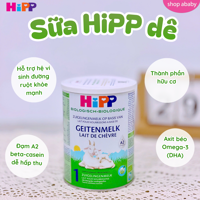 Sữa dê HiPP Organic 400g