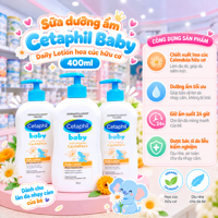 Sữa dưỡng ẩm Cetaphil Baby Daily Lotion hoa cúc hữu cơ 400ml