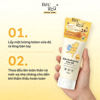Sữa dưỡng da Bzu Bzu mật ong rau má 200ml (0-3y)