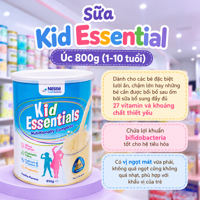 Sữa Kid Essential Úc 800g(1-10 tuổi)