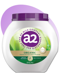 Sữa nguyên kem Organic a2 800g (1y+)