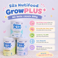 Sữa Nutifood GrowPLUS+ A2 beta casein 800g