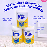 Sữa Nutifood GrowPLUS+ Colostrum Lactoferrin 800g