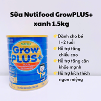 Sữa Nutifood GrowPLUS+ xanh 1.5kg (1-2y)