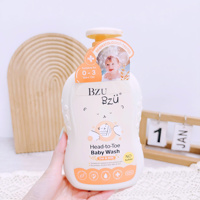 Sữa tắm gội BZU BZU 600ml (0-3y)
