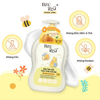 Sữa tắm gội Bzu Bzu mật ong rau má 600ml (0-3y)