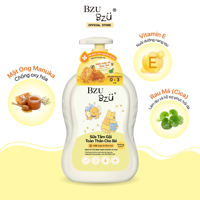Sữa tắm gội Bzu Bzu mật ong rau má 600ml (0-3y)