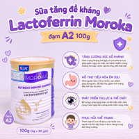 Sữa tăng đề kháng Lactoferrin Moroka đạm A2 100g (0m+)