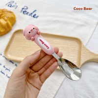 Thìa inox hình thú Coco Bear