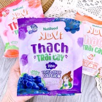 Túi 6 gói thạch trái cây Nuvi 20g 3y+