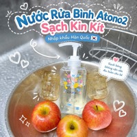 Túi nước rửa bình sữa, chén bát thuần chay Atono2 480ml