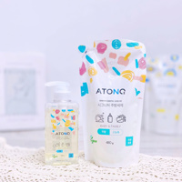 Chai nước rửa bình sữa, chén bát thuần chay Atono2 480ml