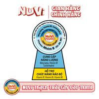 Túi thạch trái cây Nuvi vị đào 110ml (3y+)