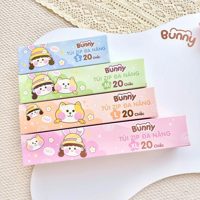 Túi zip đa năng Bunny 20 chiếc