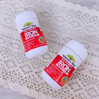Viên nhai bổ sung sắt, vitamin C & B12 Nature's Way 30v ( 18y+)