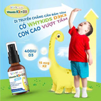 Vitamin D3K2 dạng xịt Why-kids (0m+)