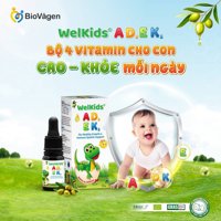 Vitamin Wellkids A, K, D3K2 10ml (0m+)