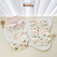Yếm tròn bấm cúc có viền Bunny