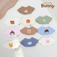 Yếm tròn bấm cúc in hình Bunny
