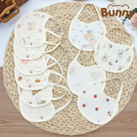 Yếm tròn dây khuy bấm Bunny