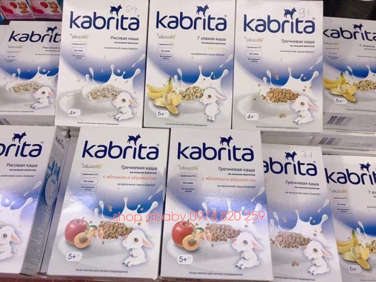 Bột ăn dặm sữa dê Kabrita