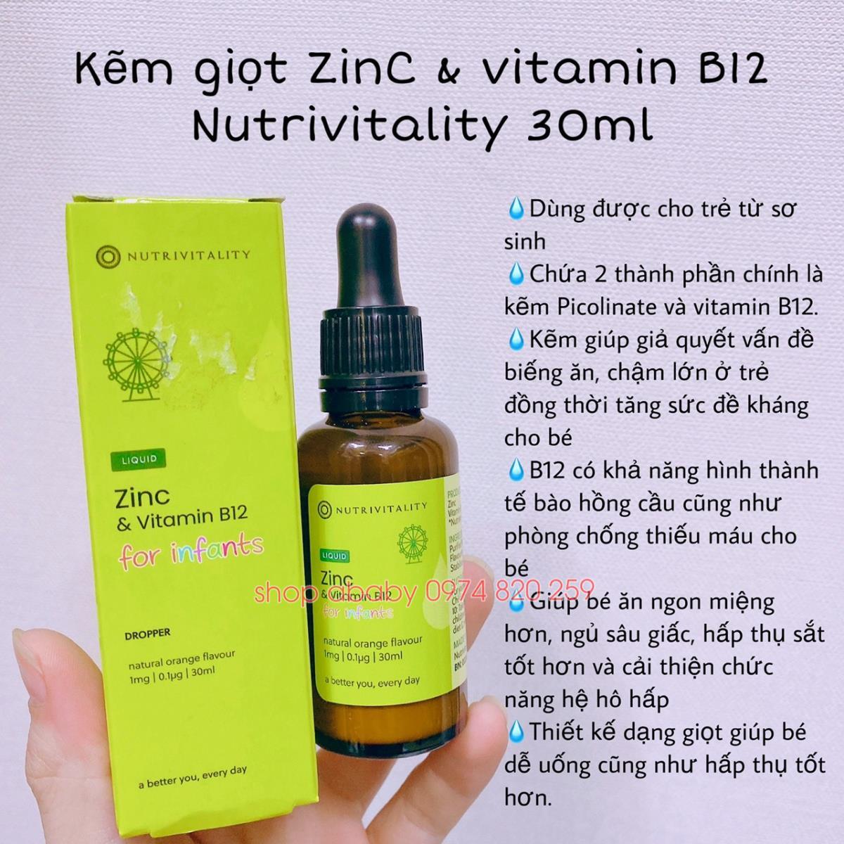 Zinc và Vitamin B12 có tác dụng gì? Lợi ích vượt trội cho sức khỏe